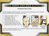 2023 Topps Five Star Baseball Hobby Box