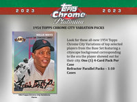 2023 Topps Chrome Platinum Anniversary Baseball Hobby Box (PRE-ORDER)