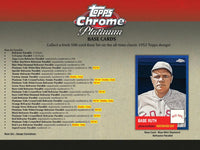 2022 Topps Chrome Platinum Anniversary Baseball Hobby Pack