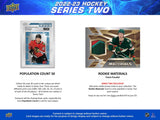 2022-23 Upper Deck Series 2 Hockey Hobby Box (Call 708-371-2250 For Pricing & Availability)