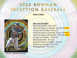 2022 Bowman Inception Baseball Hobby Box