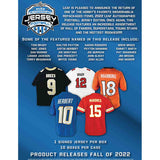 2022 Leaf Autographed Football Jersey Edition Hobby Box