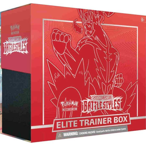 Pokémon TCG: Sword & Shield Battle Styles Elite Trainer Box (RED)
