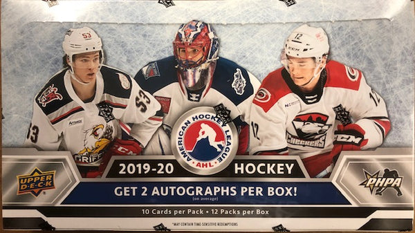 2019-20 AHL Hockey Hobby Box