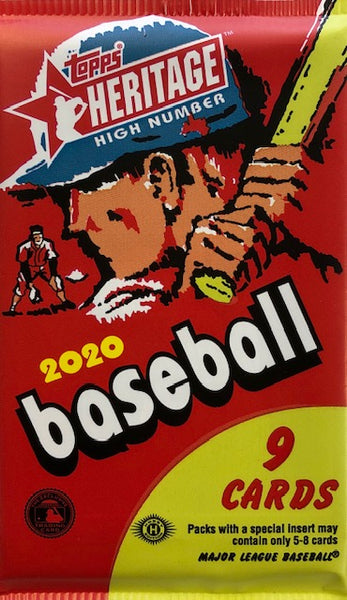 2020 Topps Heritage High Number Baseball Hobby Pack