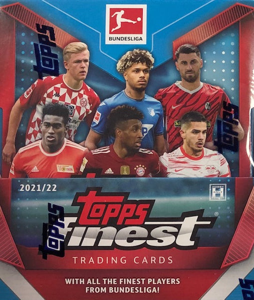 2021-22 Topps Finest Bundesliga Soccer Hobby Mini Box