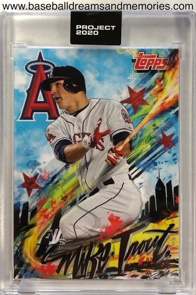 Topps Project 2020 Card #399 - 2011 Mike Trout by King Saladeen