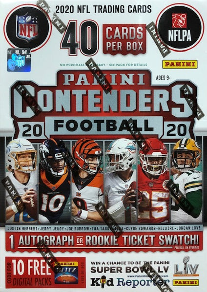 2020 Panini Contenders Football Blaster Box