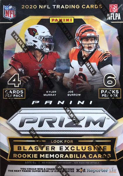 2020 Panini Prizm Football Blaster Box (Disco Prizms)