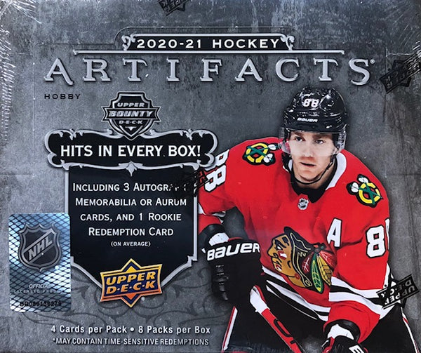 2020-21 Upper Deck Artifacts Hockey Hobby Box