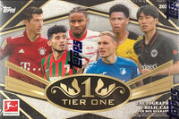 2021-22 Topps Tier One Bundesliga Soccer Hobby Box