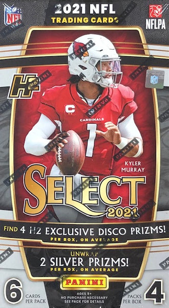 2021 Panini Select Football Hobby Hybrid H2 Box