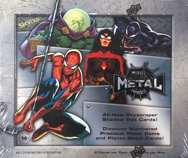 2021 Upper Deck Marvel Metal Universe Spider-Man Hobby Box (Call 708-371-2250 For Pricing & Availability)