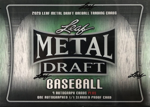 2020 Leaf Metal Draft Baseball Jumbo Hobby Box