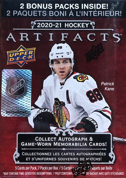 2020-21 Upper Deck Artifacts Hockey Blaster Box