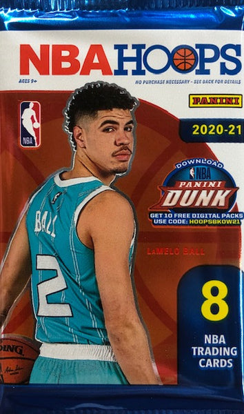 2020-21 Panini NBA Hoops Basketball Hobby Pack