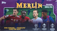 2021-22 Topps UEFA Champions League Merlin Chrome Soccer Hobby Box