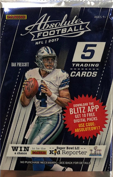 2017 Panini Absolute Football Retail Pack