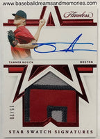 2021 Panini Flawless Tanner Houck Star Swatch Signature Autograph Card Serial Numbered 15/20