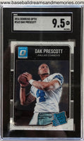 2016 Donruss Optic Dak Prescott Rookie Graded SGC 9.5