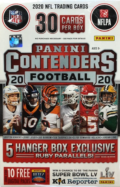 2020 Panini Contenders Football Hanger Box