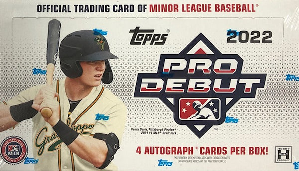 2022 Topps Pro Debut Baseball Hobby Box