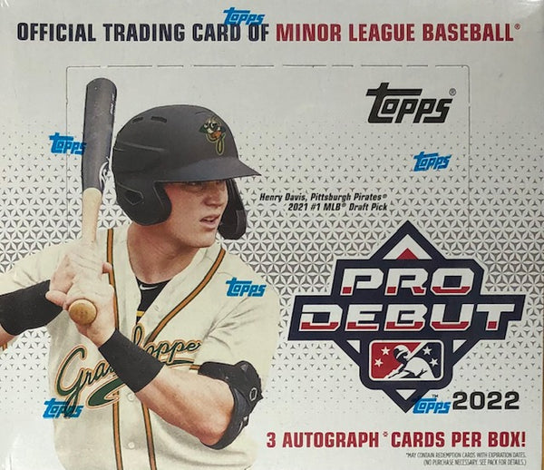 2022 Topps Pro Debut Jumbo Hobby Box