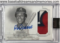 2020 Topps Dynasty Rod Carew Autograph Patch Card Serial Numbered 3/5