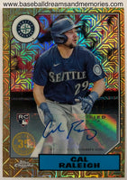 2022 Topps Cal Raleigh Silver Pack Mojo Autograph Card Serial Numbered 148/299