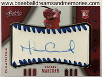 2021 Panini Absolute Rafael Marchan Autograph Rookie Card Serial Numbered 28/50