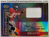2021 Panini Illusions Mike Alstott Immortalized Autograph Jersey Card Serial Numbered 269/299