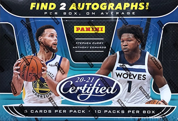 2020-21 Panini Certified Basketball Hobby Box