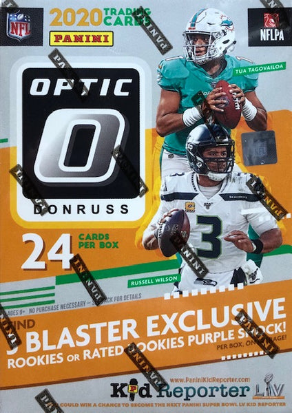 2020 Panini Donruss Optic Football Blaster Box (Purple Shock)