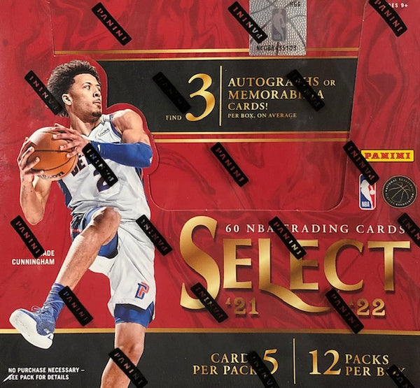 2021-22 Panini Select Basketball Hobby Box