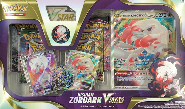 Pokémon TCG: Hisuian Zoroark VStar Premium Collection Box – Baseball Dreams & Memories
