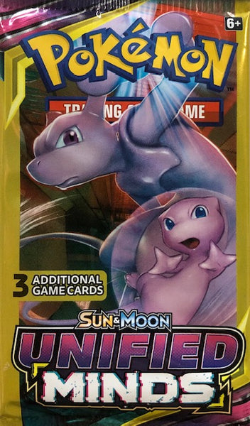 Pokemon Sun & Moon Unified Minds 3 Card Pack