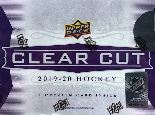 2019-20 Upper Deck Clear Cut Hockey Hobby Box