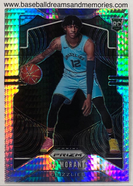 2019-20 Panini Prizm Ja Morant Silver Hyper Rookie Card