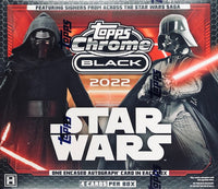 2022 Topps Star Wars Chrome Black Hobby Box