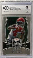 2020 Sage All Rookie Team Jerry Jeudy Green Card Graded BCCG Near Mint 9