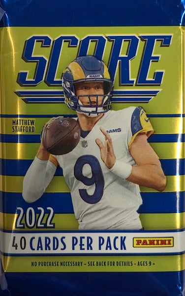 2022 Panini Score Football Hobby Pack