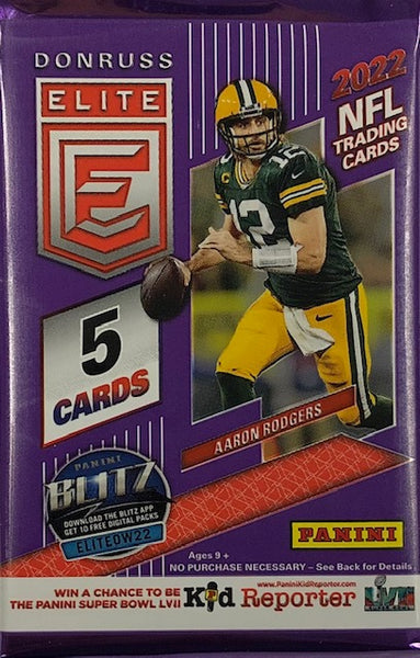 2022 Panini Donruss Elite Football Hobby Pack