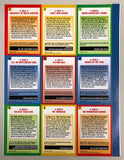 1998 Sports Illustrated For Kids Michael Jordan Uncut Sheet of Nine Cards