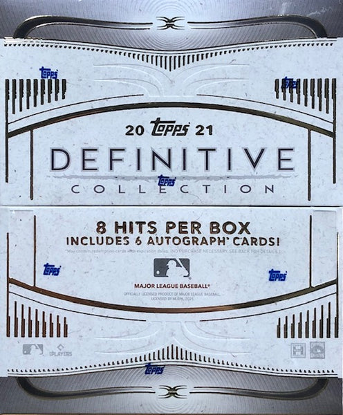 2021 Topps Definitive Collection Baseball Hobby Box