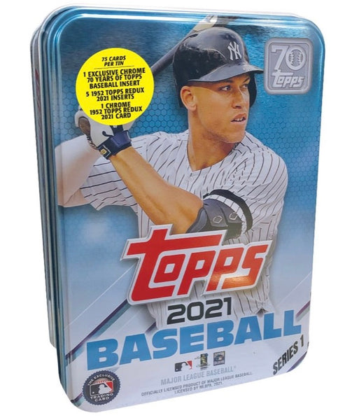 2021 Topps Series 1 Baseball Collectors Tin (Aaron Judge)
