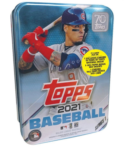 2021 Topps Series 1 Baseball Collectors Tin (Javier Baez)