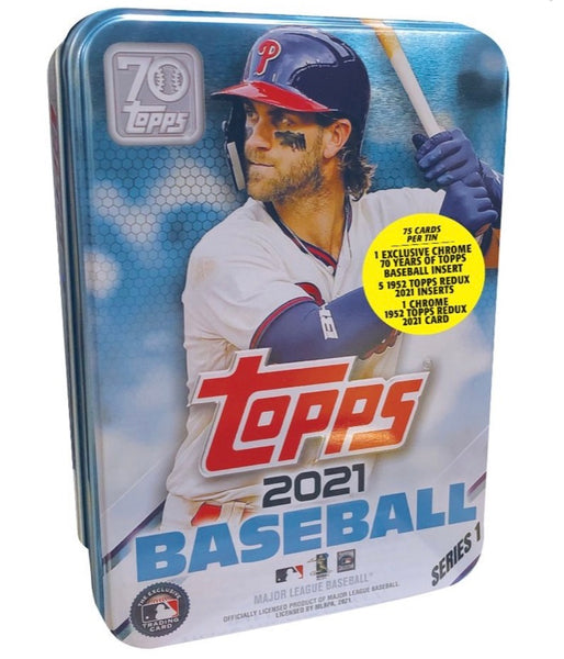 2021 Topps Series 1 Baseball Collectors Tin (Bryce Harper)