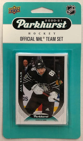 2020-21 Parkhurst Hockey Chicago Blackhawks Team Collection 10 Card Set