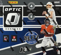 2021 Donruss Optic Football H2 Hobby Hybrid Box