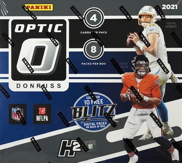 2021 Donruss Optic Football H2 Hobby Hybrid Box